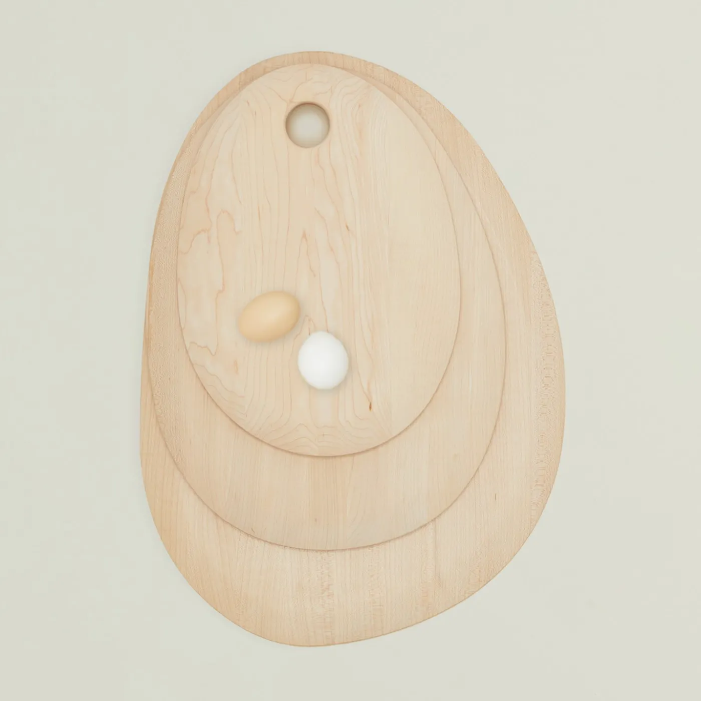 Pebble Cutting Board - Maple