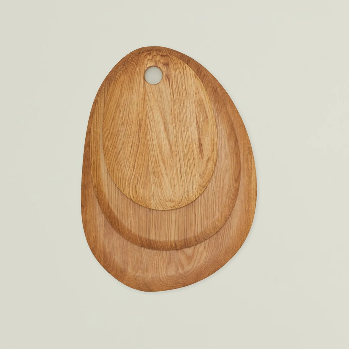 Pebble Cutting Board - Oak
