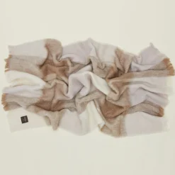 Plaid Mohair Throw