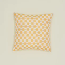 Quilted Checkered Pillow Cover