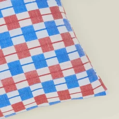 Quilted Checkered Pillow Cover