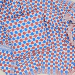 Quilted Checkered Pillow Cover