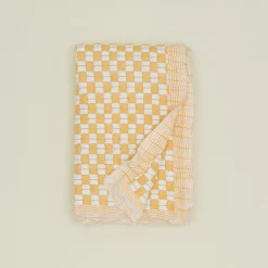 Quilted Checkered Throw