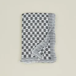 Quilted Checkered Throw