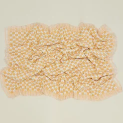 Quilted Checkered Throw