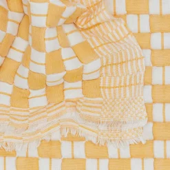 Quilted Checkered Throw