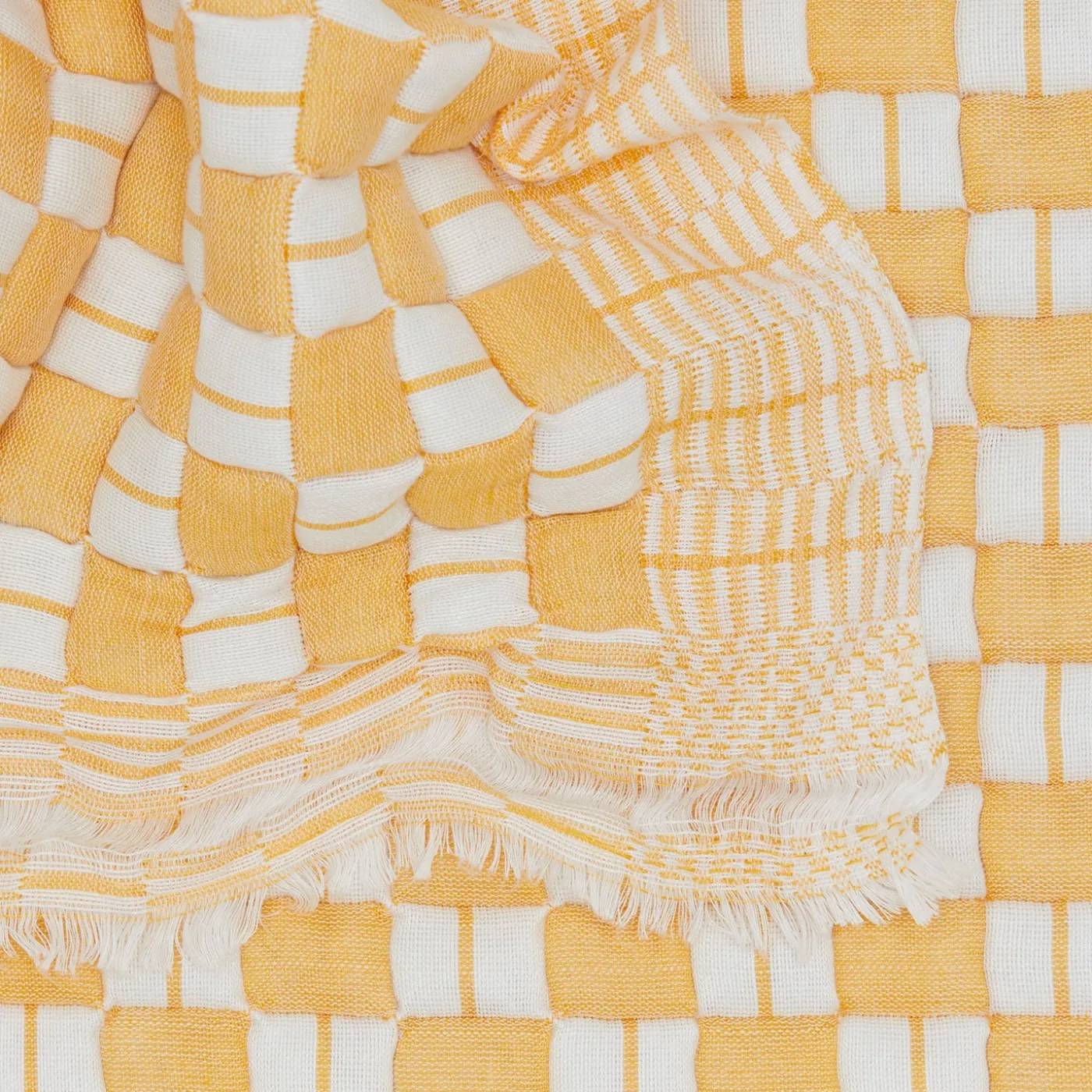 Quilted Checkered Throw
