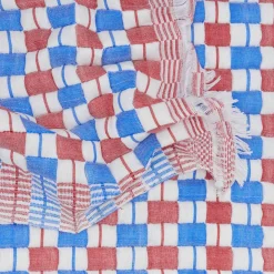 Quilted Checkered Throw
