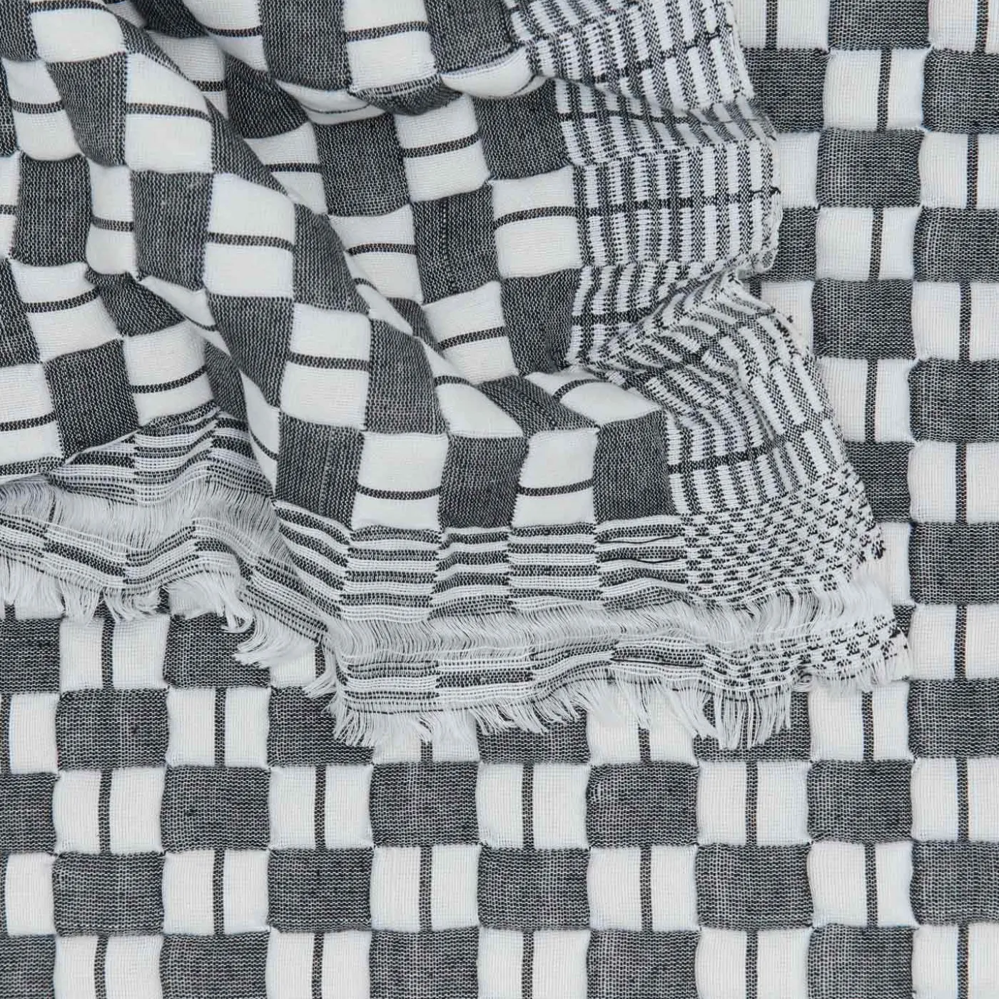 Quilted Checkered Throw