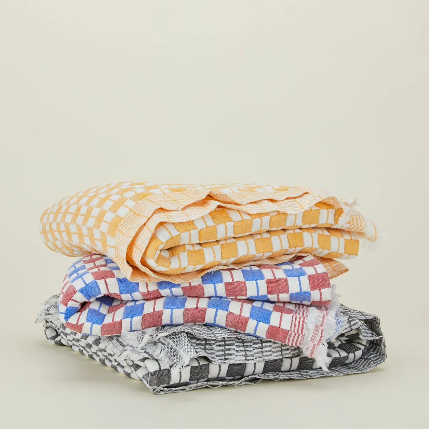 Quilted Checkered Throw