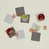 Reusable Paper Coaster, Set of 8 - Gridded