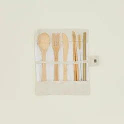 Reuseable Bamboo Cutlery Set