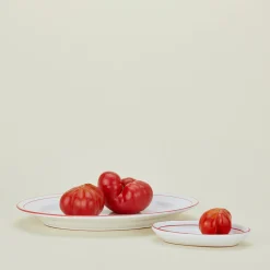 Rimmed Oval Platter