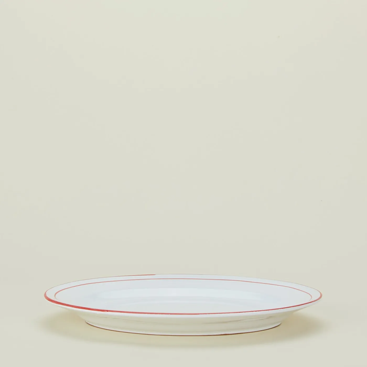 Rimmed Oval Platter