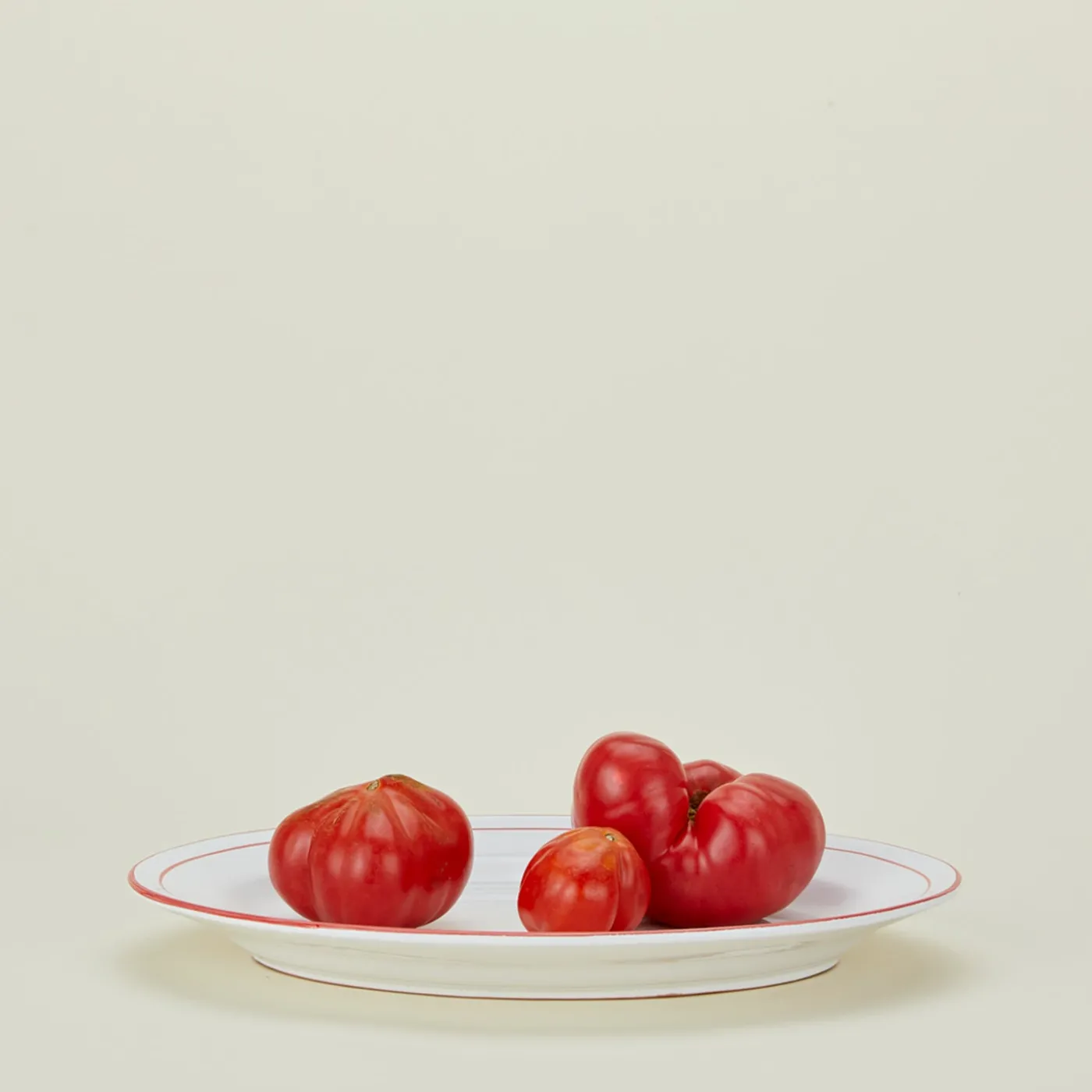 Rimmed Oval Platter