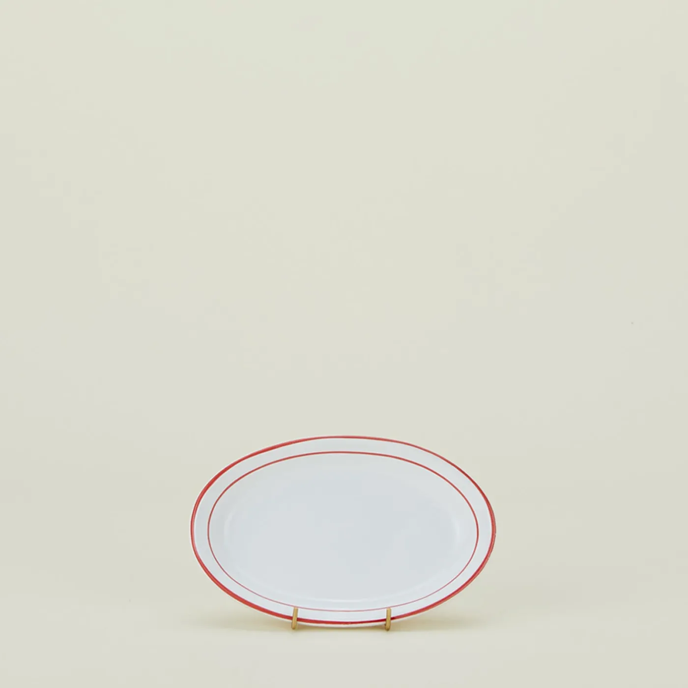 Rimmed Oval Platter