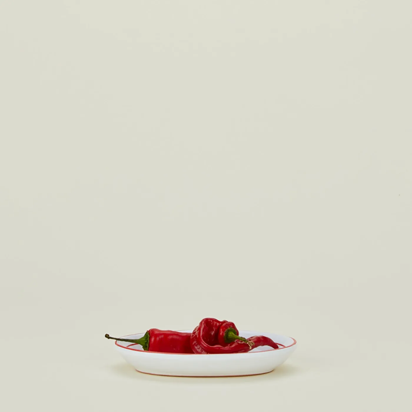 Rimmed Oval Platter
