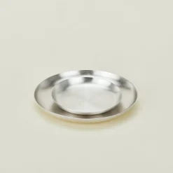 Round Silver Plate