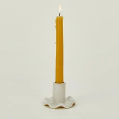 Ruffle Edge Candle Holder