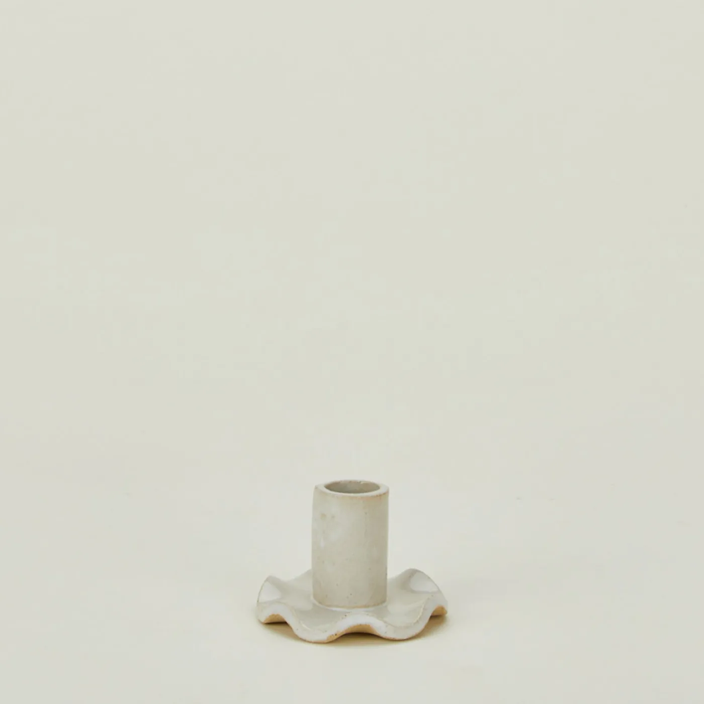 Ruffle Edge Candle Holder