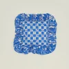Ruffled Floral Cushion