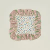 Ruffled Floral Cushion