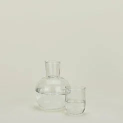 Seeded Glass Carafe