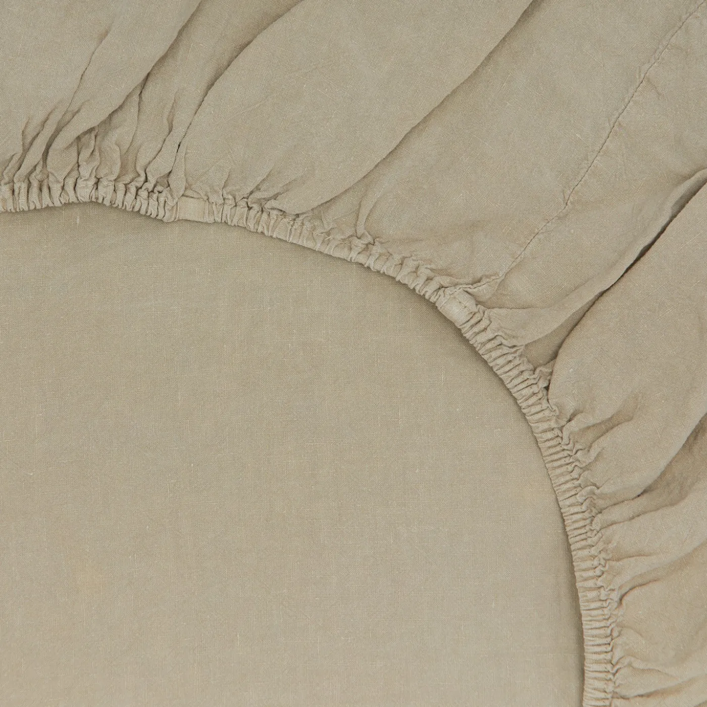 Simple Linen Fitted Sheet