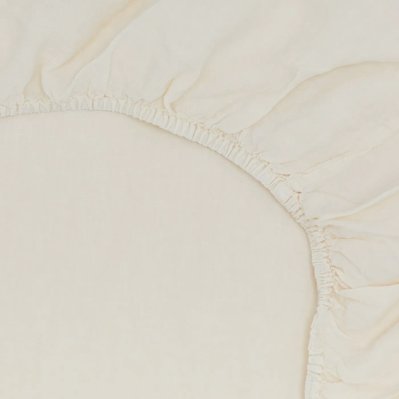 Simple Linen Fitted Sheet