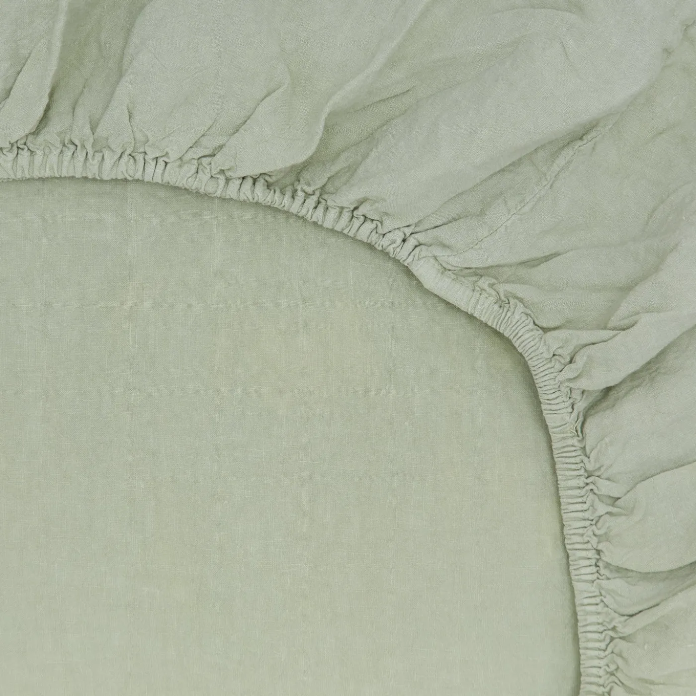Simple Linen Fitted Sheet