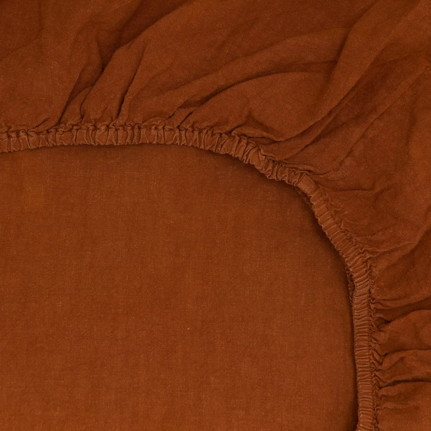 Simple Linen Fitted Sheet