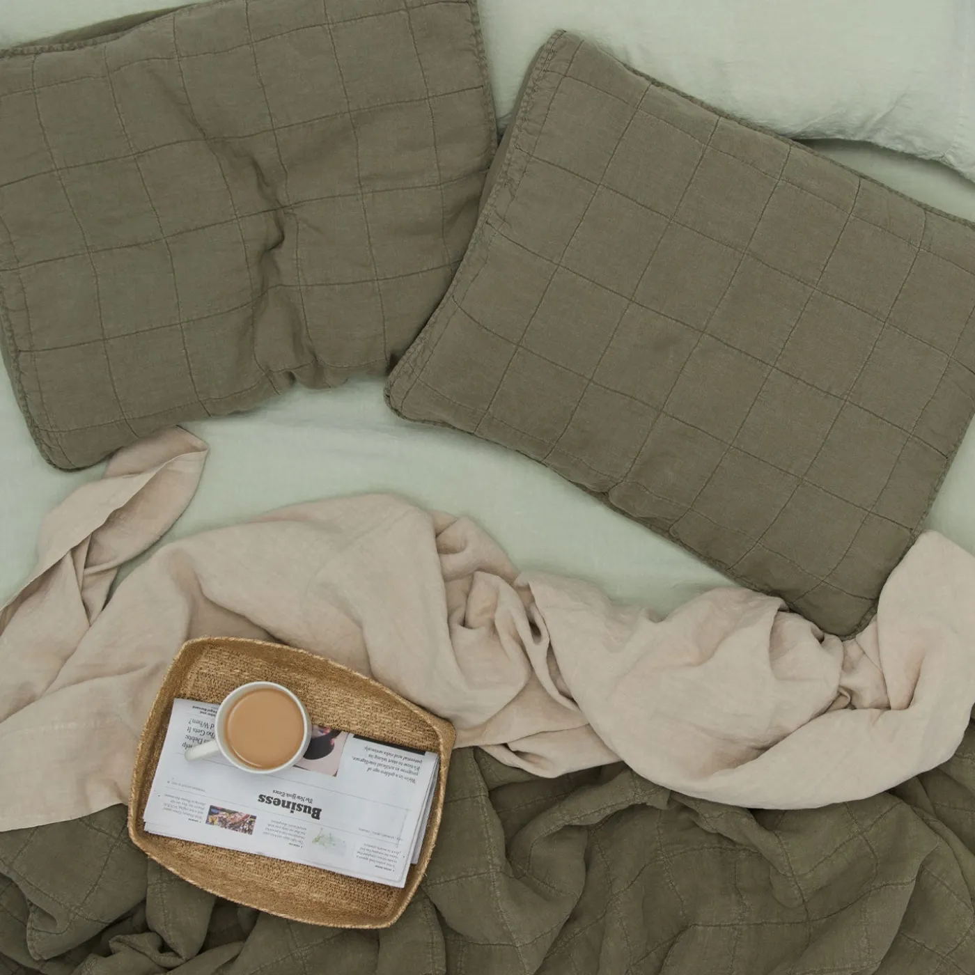 Simple Linen Fitted Sheet