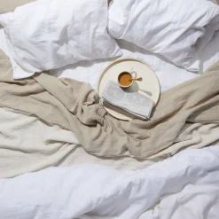Simple Linen Fitted Sheet