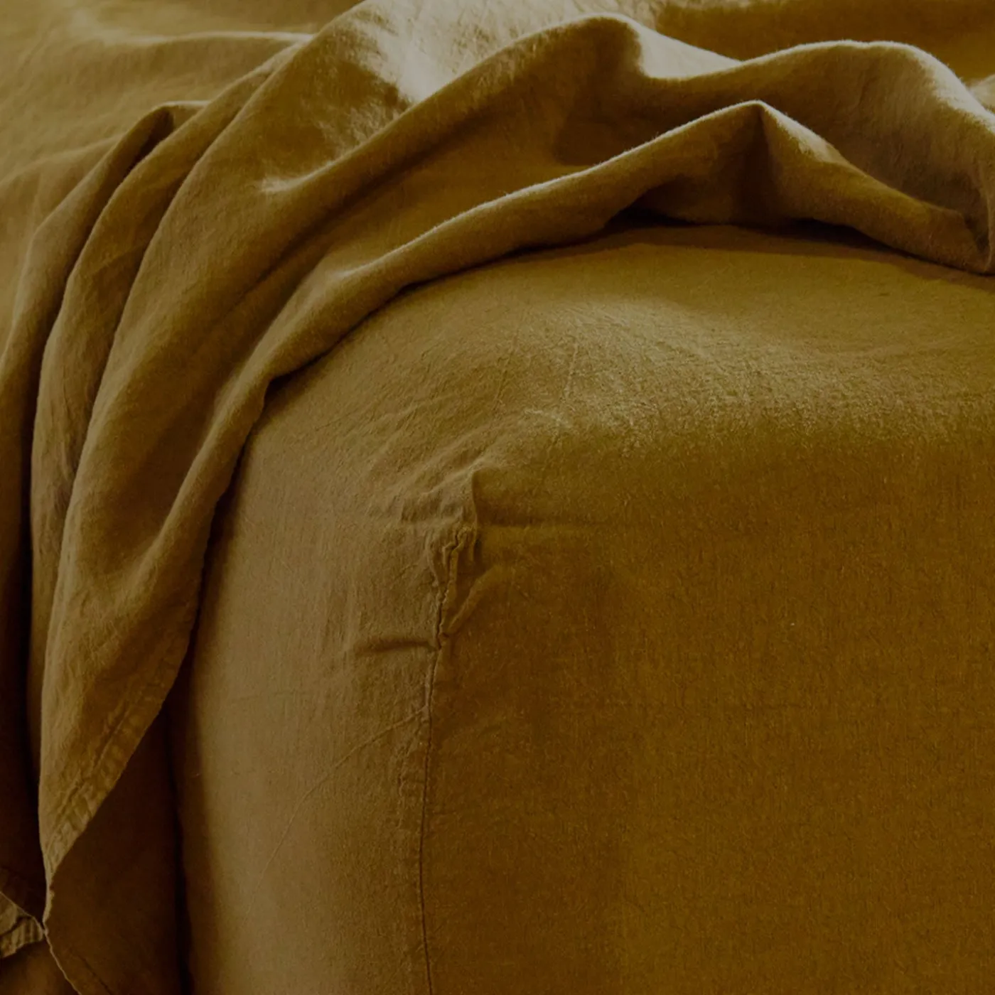 Simple Linen Fitted Sheet