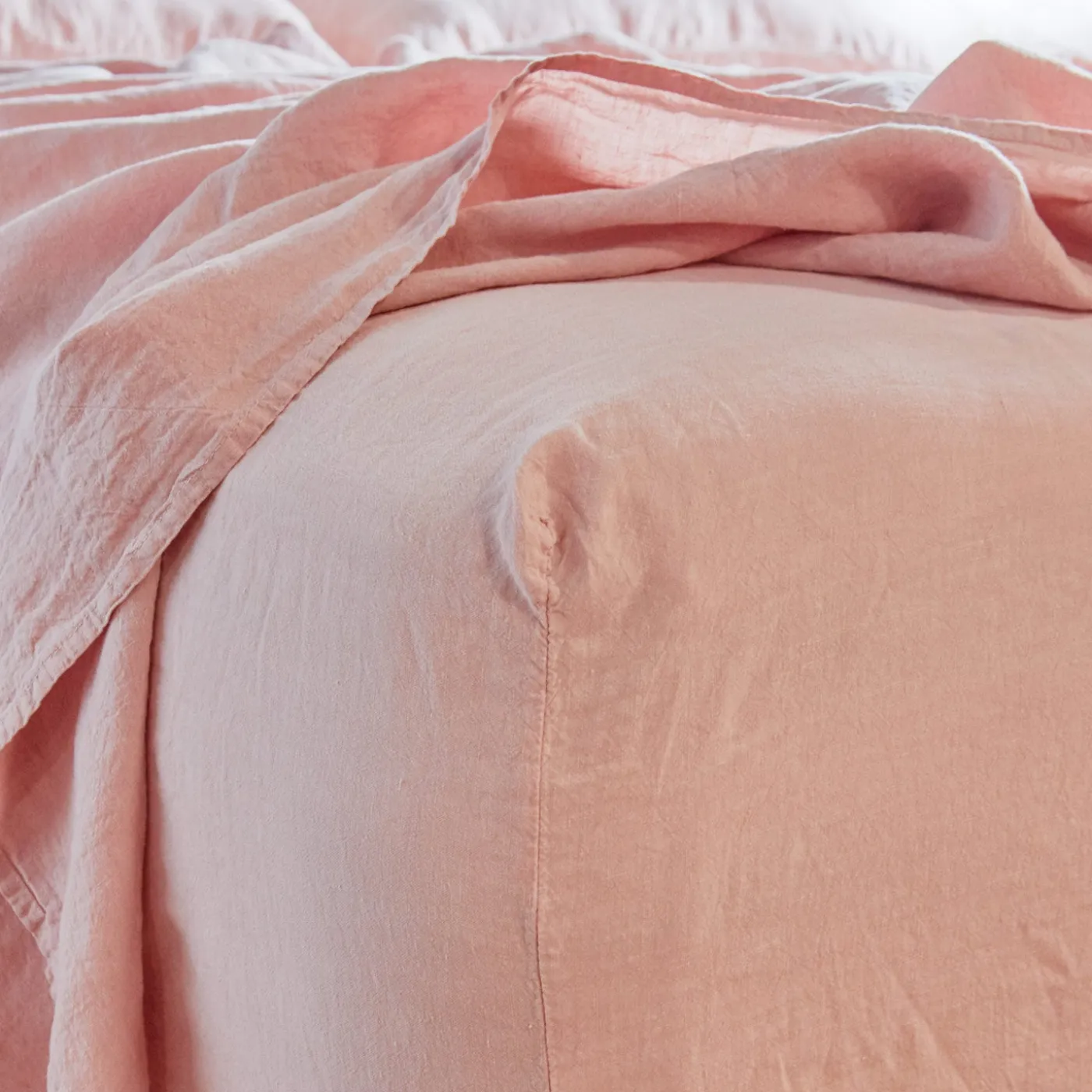 Simple Linen Fitted Sheet
