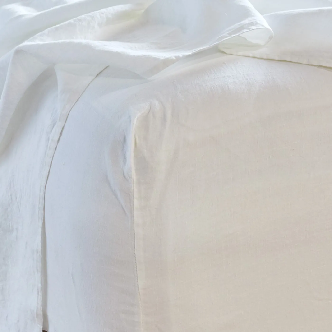 Simple Linen Fitted Sheet