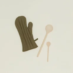Simple Linen Oven Mitt