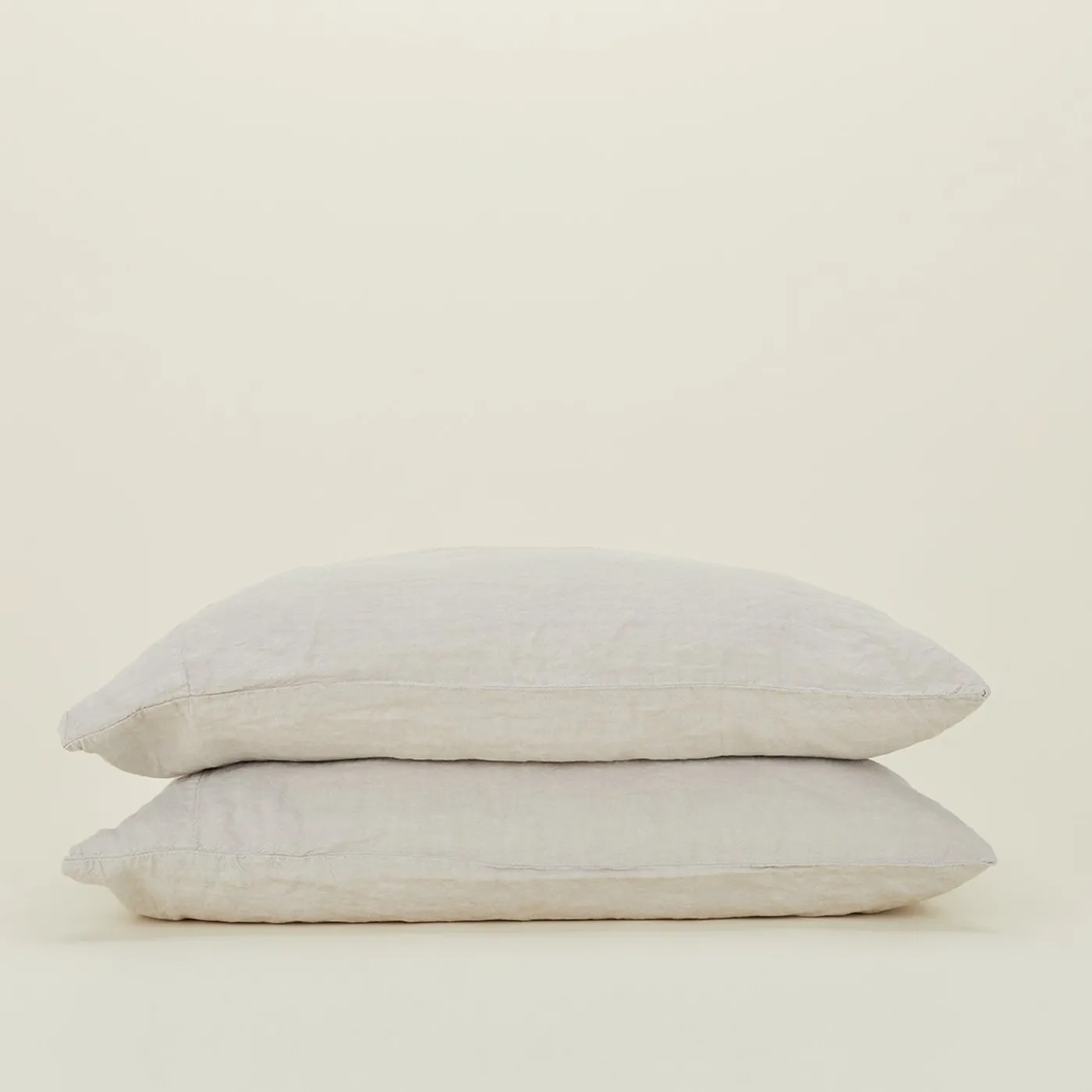 Simple Linen Pillowcases, Set of 2