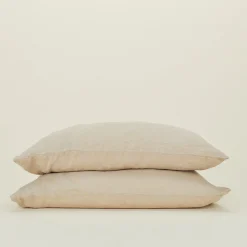 Simple Linen Pillowcases, Set of 2