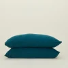 Simple Linen Pillowcases, Set of 2