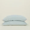 Simple Linen Pillowcases, Set of 2
