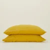 Simple Linen Pillowcases, Set of 2