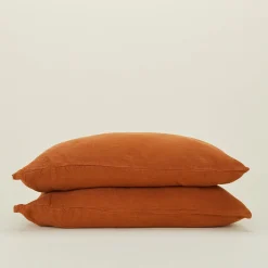 Simple Linen Pillowcases, Set of 2