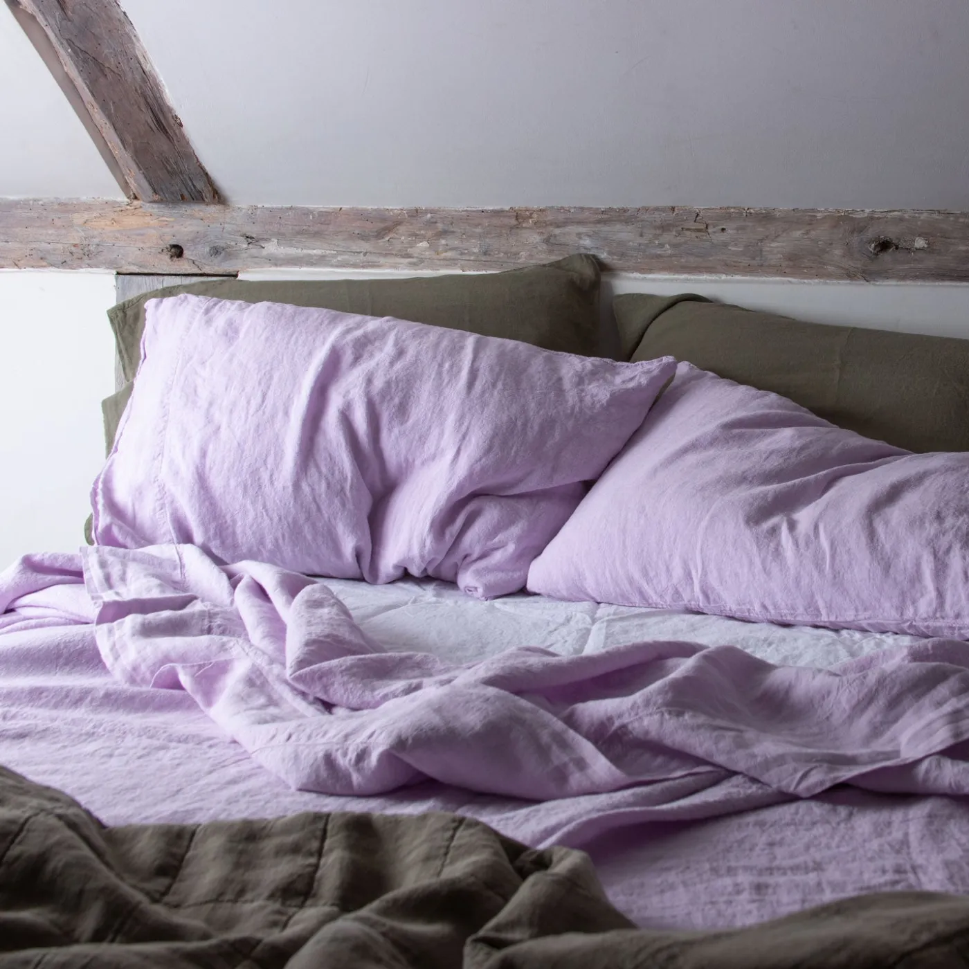 Simple Linen Pillowcases, Set of 2