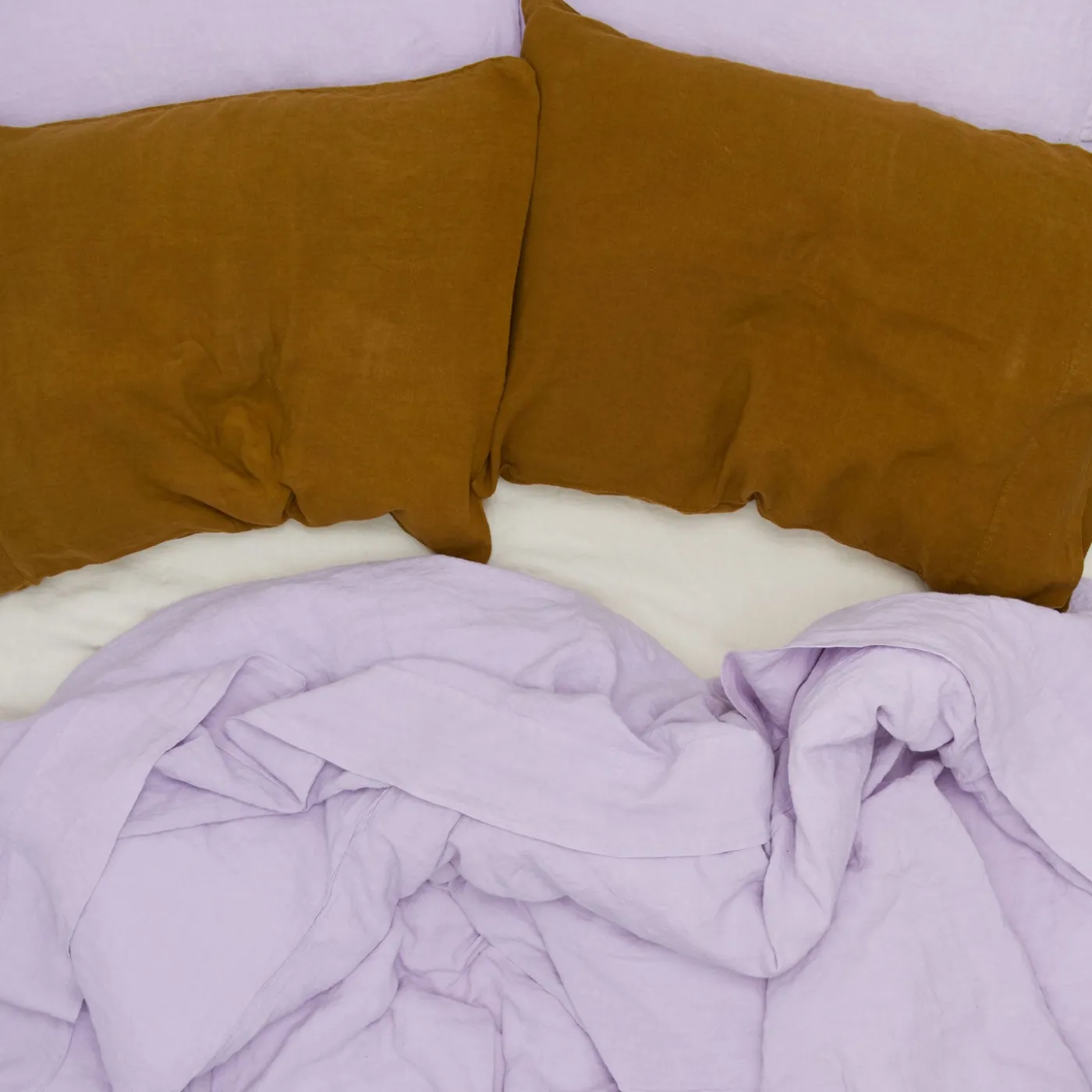 Simple Linen Pillowcases, Set of 2