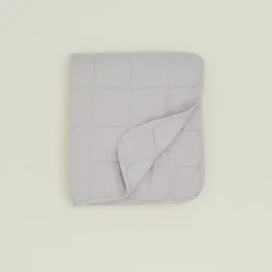 Simple Linen Quilted Throw