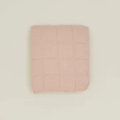 Simple Linen Quilted Throw