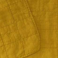 Simple Linen Quilted Throw