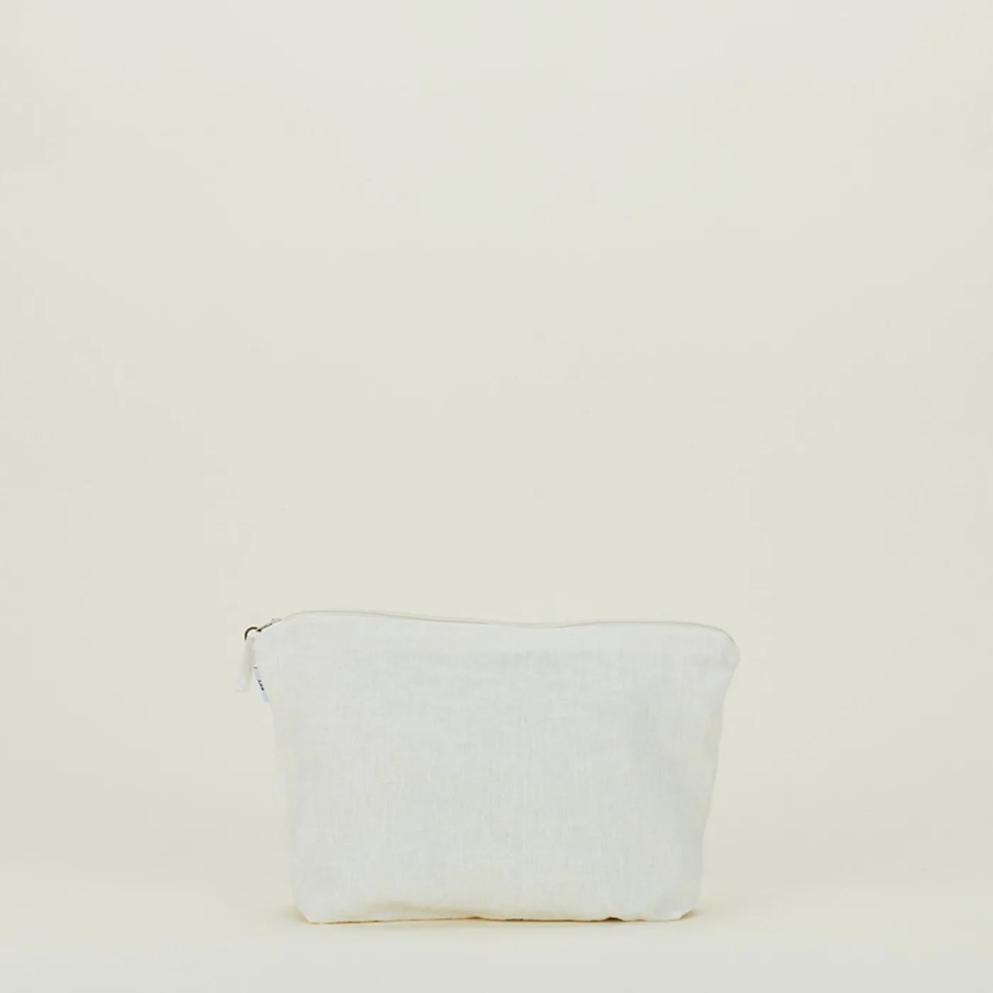 Simple Linen Zipper Pouch