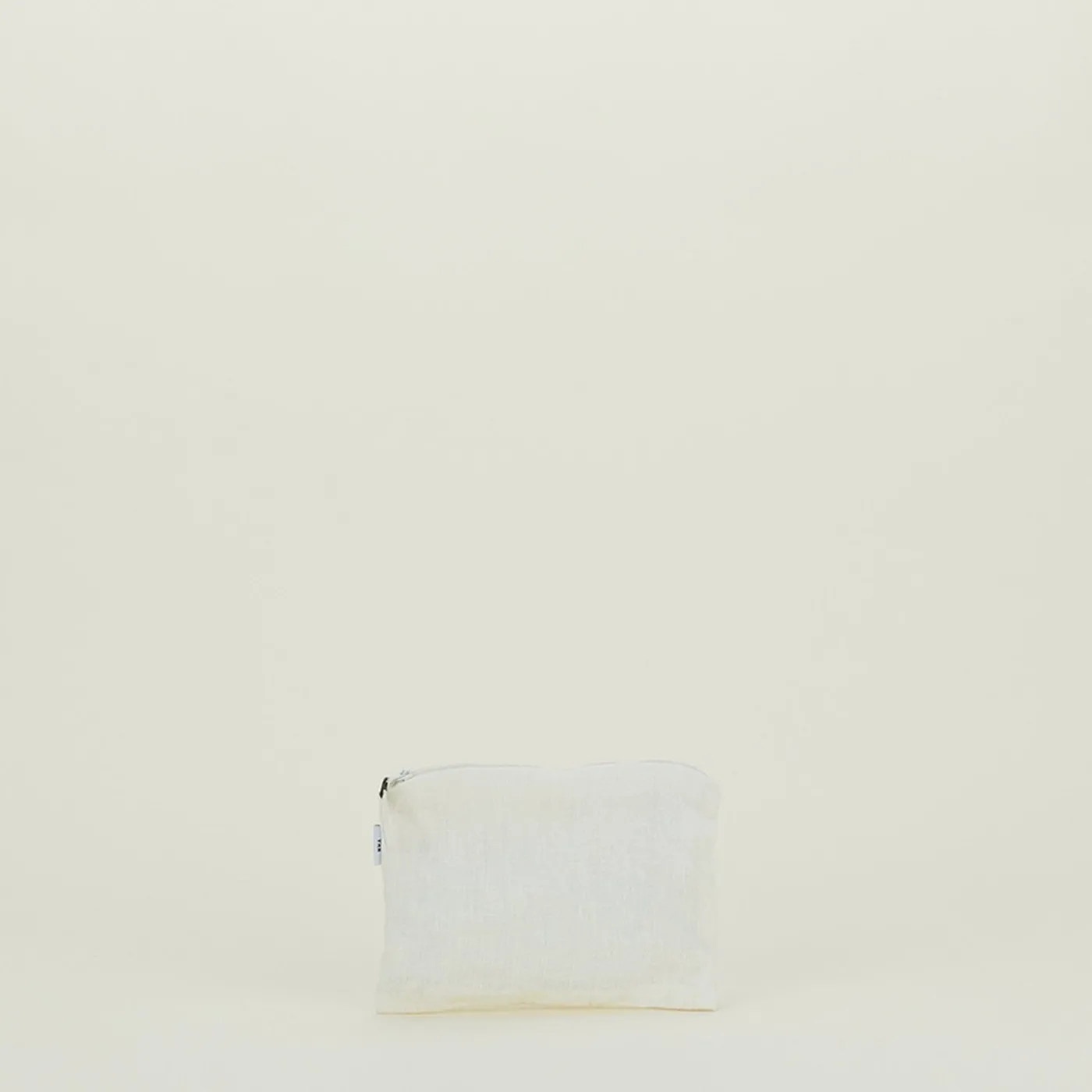 Simple Linen Zipper Pouch